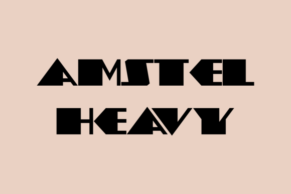Amstel Heavy: An Editorial Designer’s Typeface for Impact