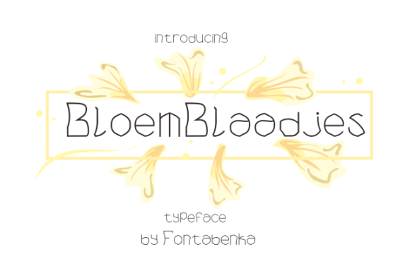 Bloem Blaadjes: A Designer’s Practical Review of a Playful Display Font