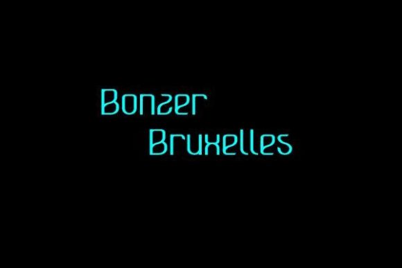 Bonzer Bruxelles: A Futuristic Font for Creative Product Makers