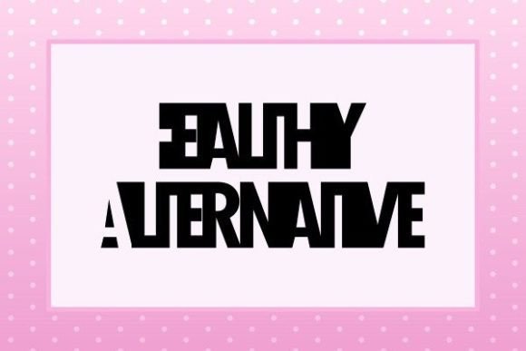 Crafting Unique Designs with the Healthy Alternative Font