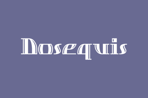 Dosequis: A Modern Serif with Quiet Confidence