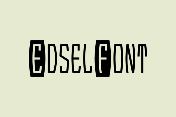 EdselFont in Editorial Design: A Playful Display Typeface