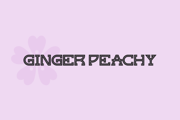 Ginger Peachy: A Font with Digital Charm and Practical Flair