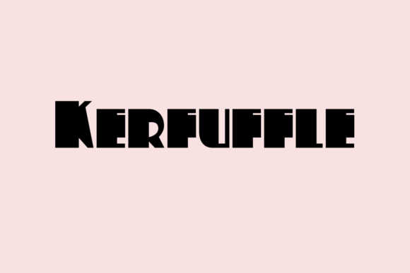 Kerfuffle: The Chunky Display Font for Modern Web Projects
