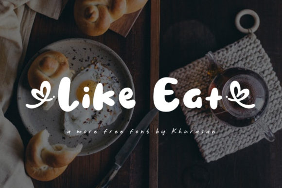 Like Eat: An Elegant Display Font for Your Creative Business