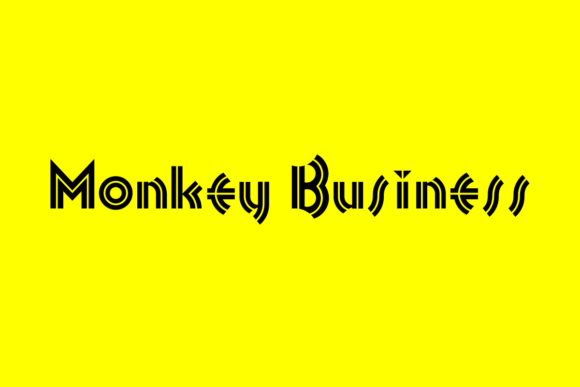Monkey Business: A Funky Display Font for Creative Branding
