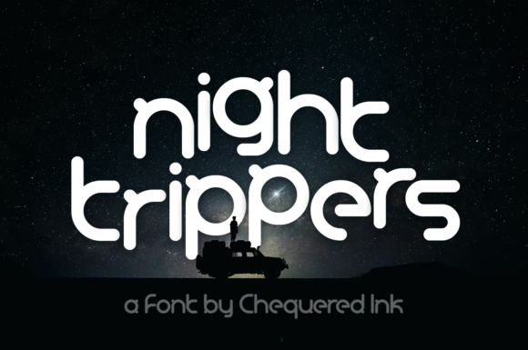 Night Trippers: A Whimsical Font for Your Craft Business