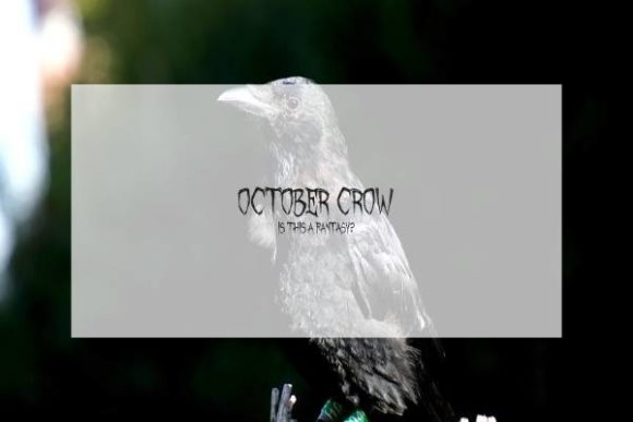 October Crow: A Halloween Font Built for Modern Marketing