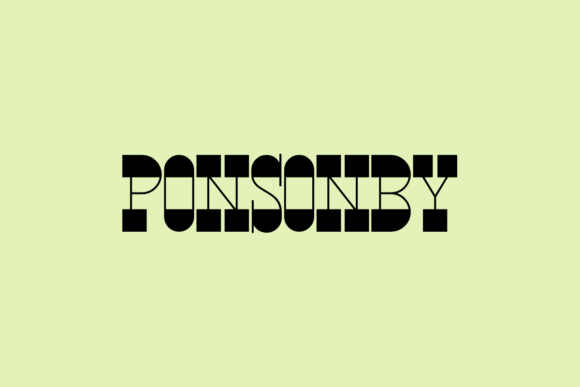 Ponsonby: A Display Font Built for Digital Personality