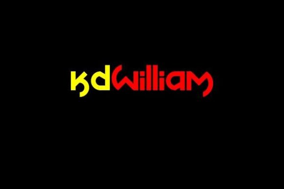 The KDWilliam Font: A Techno Edge for Your Creative Projects