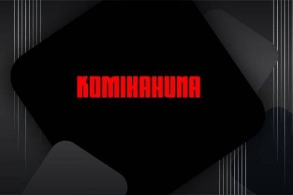 The Komikahuna Font: A Bold Companion for Your Creative Shop