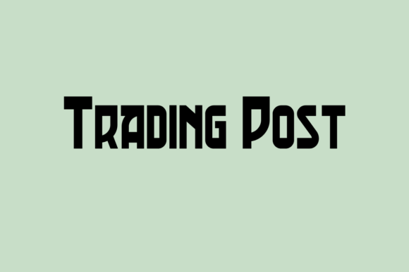 Trading Post: A Bold Display Font for Business Branding