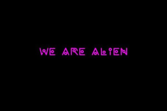 We Are Alien: A Modern Display Font for Digital Branding