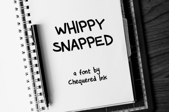 Whippy Snapped: A Font That Loves Being a Product
